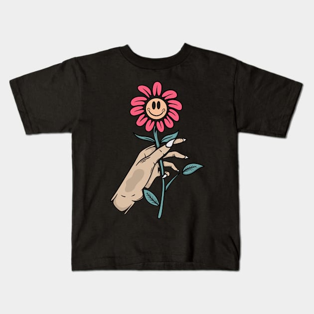 Daisy Kids T-Shirt by gggraphicdesignnn